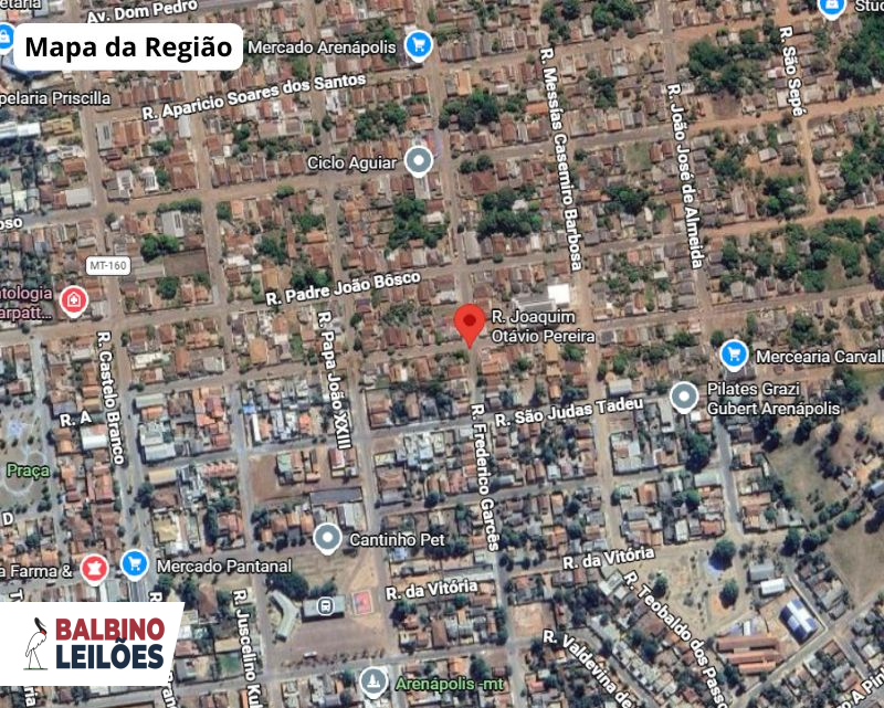 Lote 1 | MT - Arenápolis - Bela Vista | Casa - Com terreno de 276m²