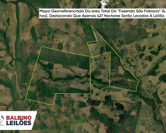 Lote 1 - MT - Porto Esperidião | Fazenda - Fazenda São Fabiano - 421 hectares