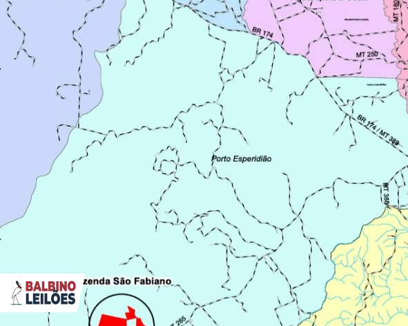 Lote 1 | MT - Porto Esperidião | Fazenda - São Fabiano - 338,76 ha (Parte ideal)